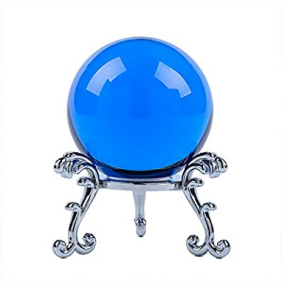 Pick color! Crystal Ball with silver colored stand - Picture 10 of 14